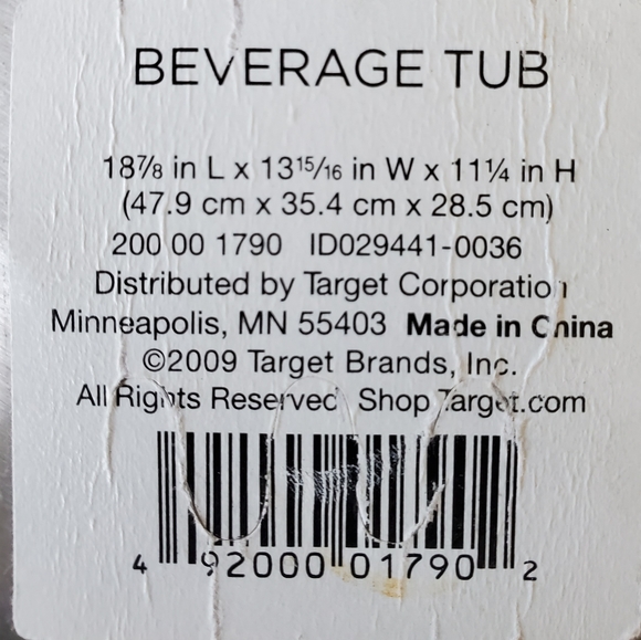 Target Beverage/Party Stainless Steel Tubs Each - Picture 4 of 8